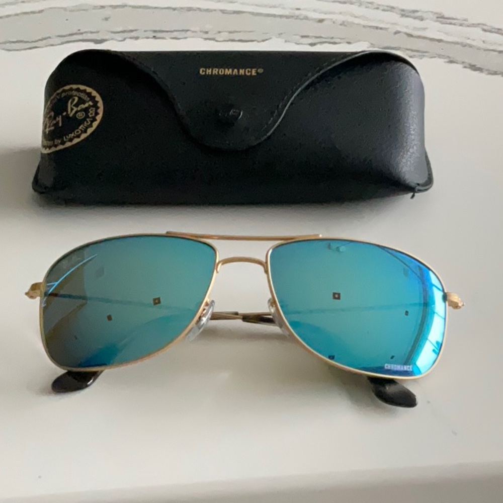 Ray Ban Chromance Aviator Sun Glasses:RB3543